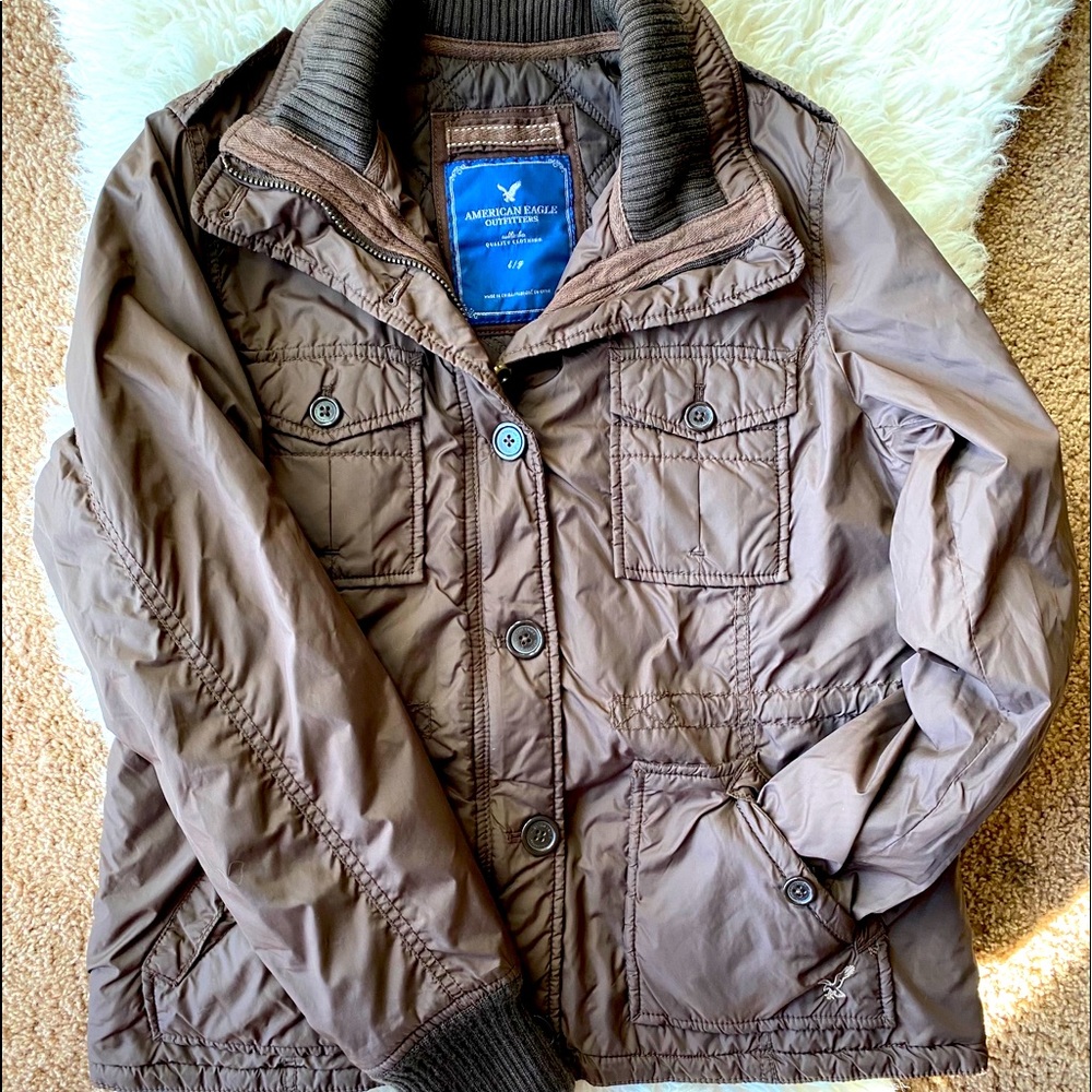 American Eagle women’s brown jacket